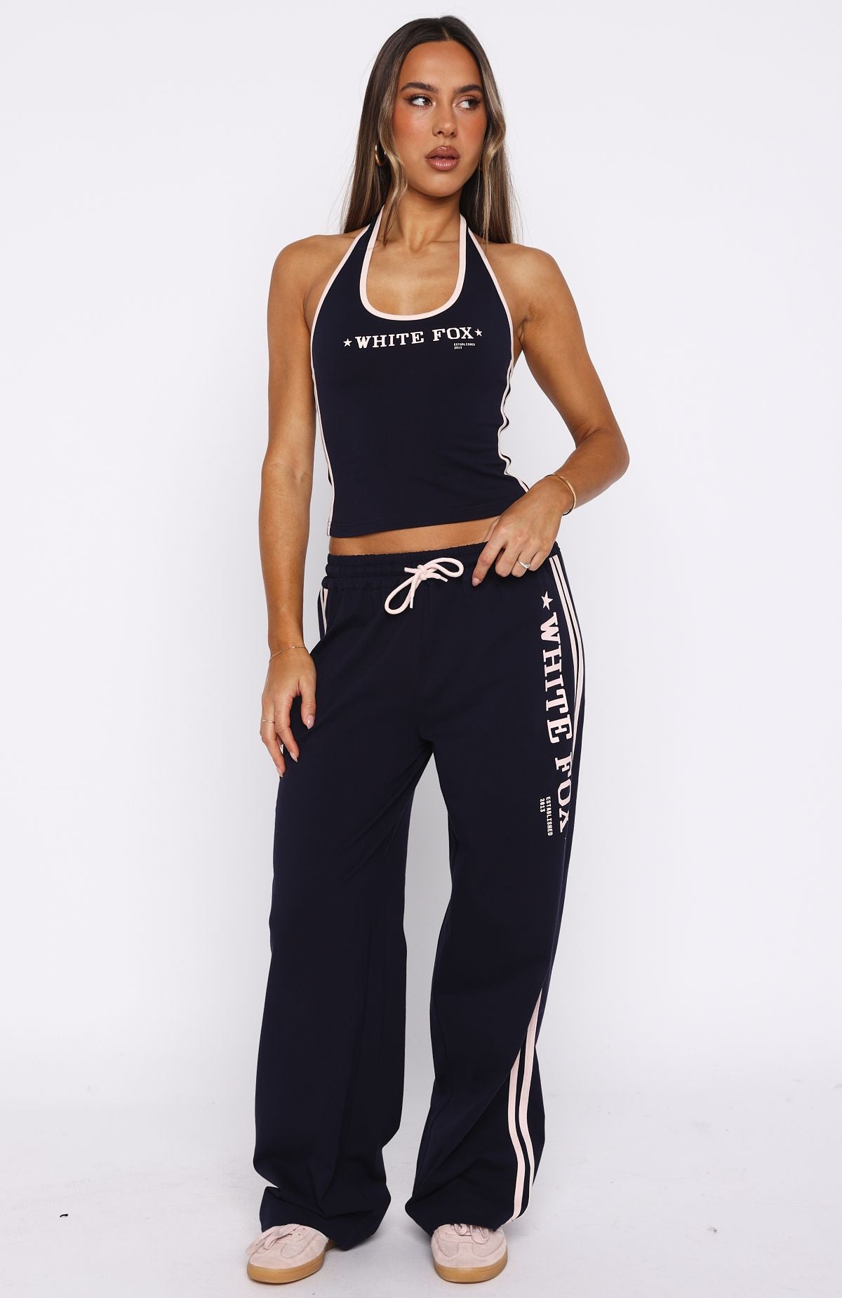 Star Of The Night Halter Top Navy - Image 5