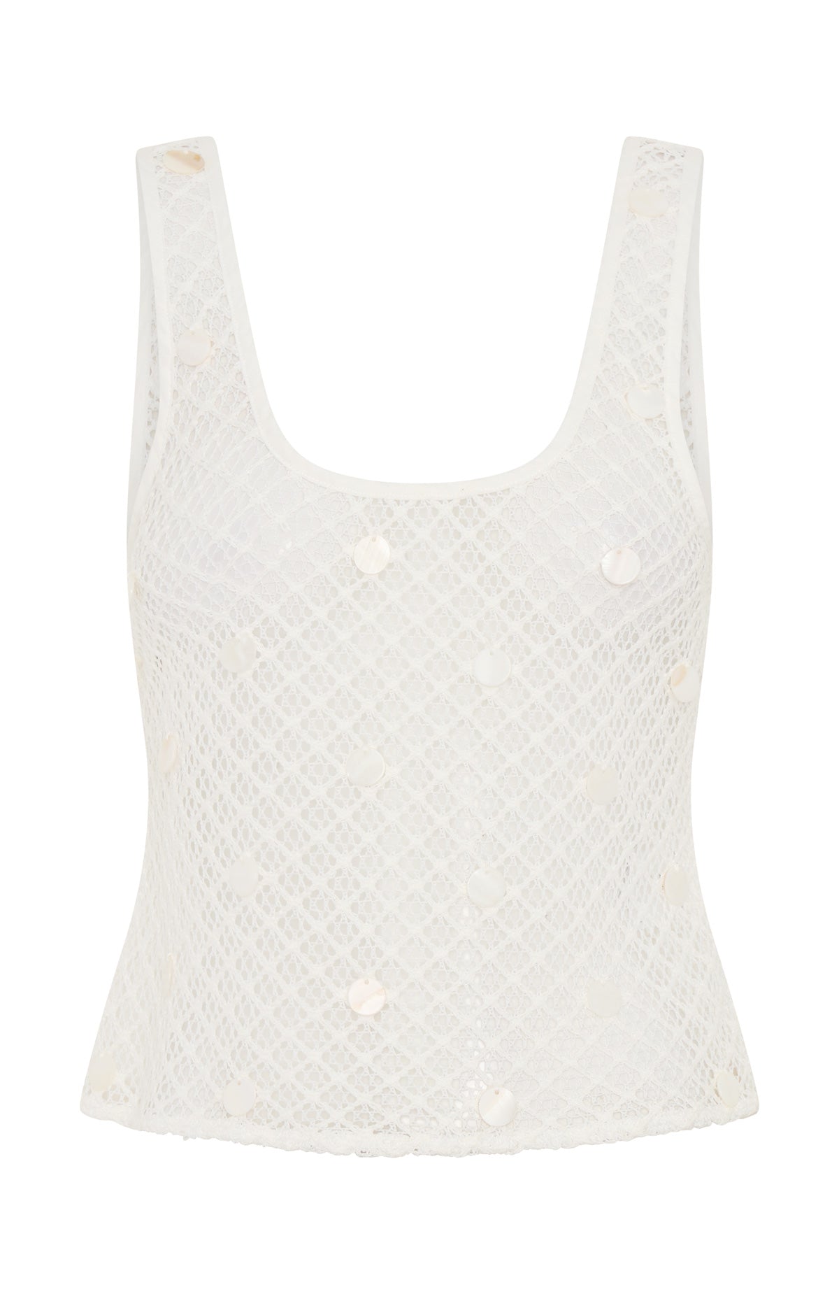 Sun Seeker Crochet Top White - Image 6