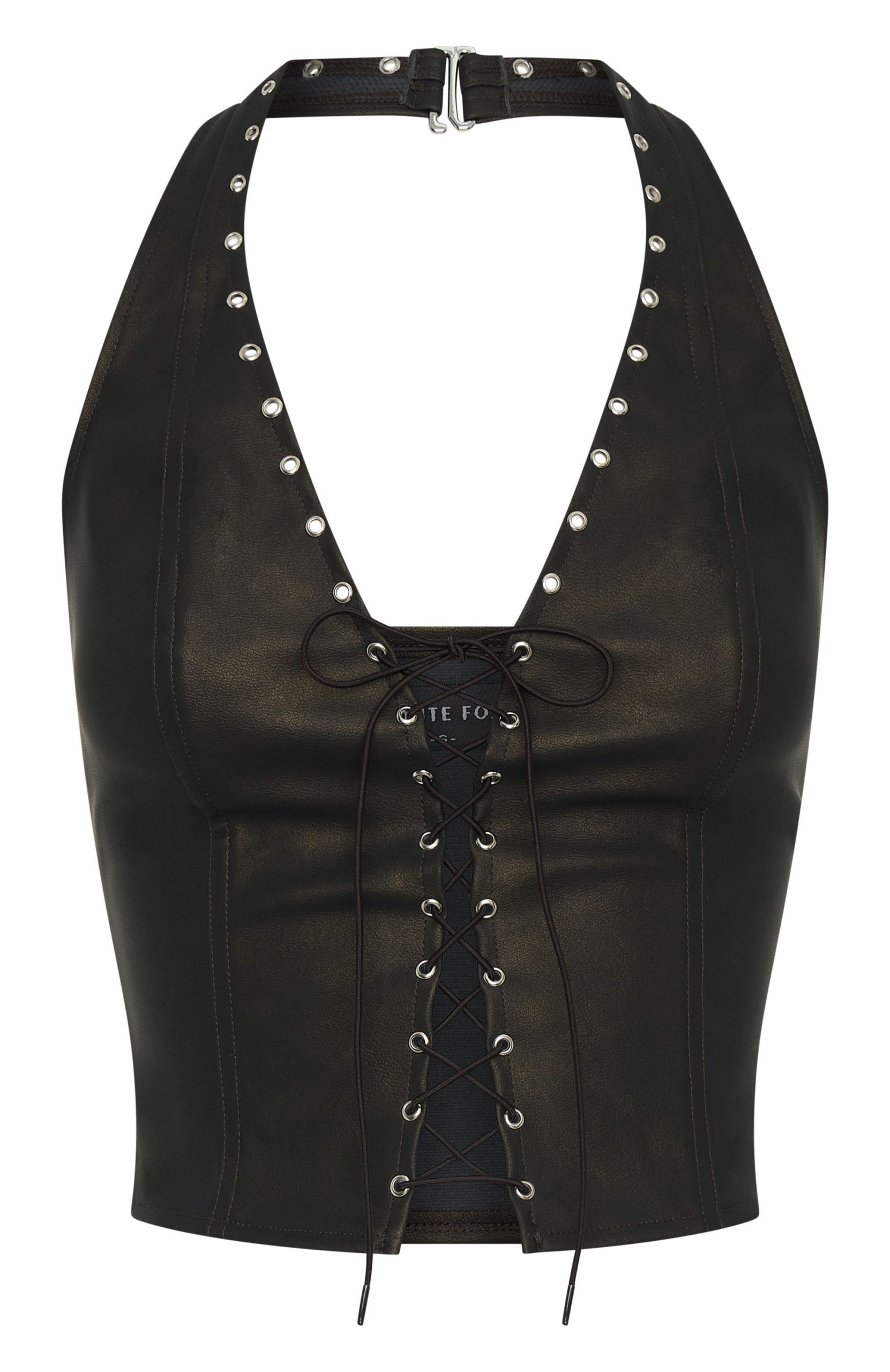 Falling Star PU Bustier Chocolate - Image 5