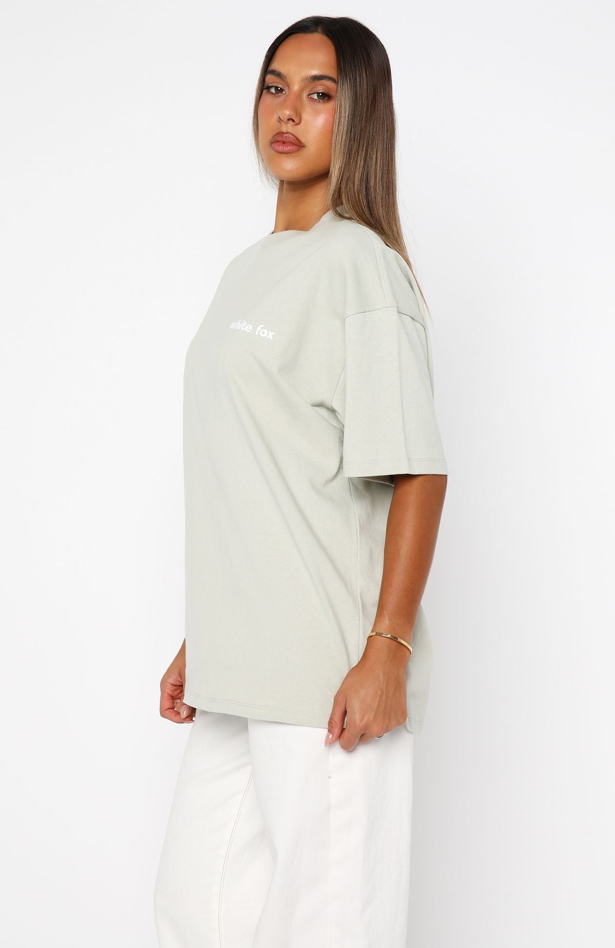 No Mercy Oversized Tee Sage - Image 4