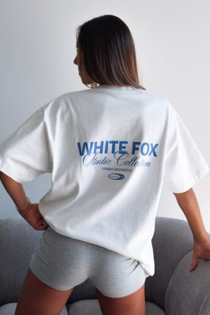 Having My Way Oversized Tee White