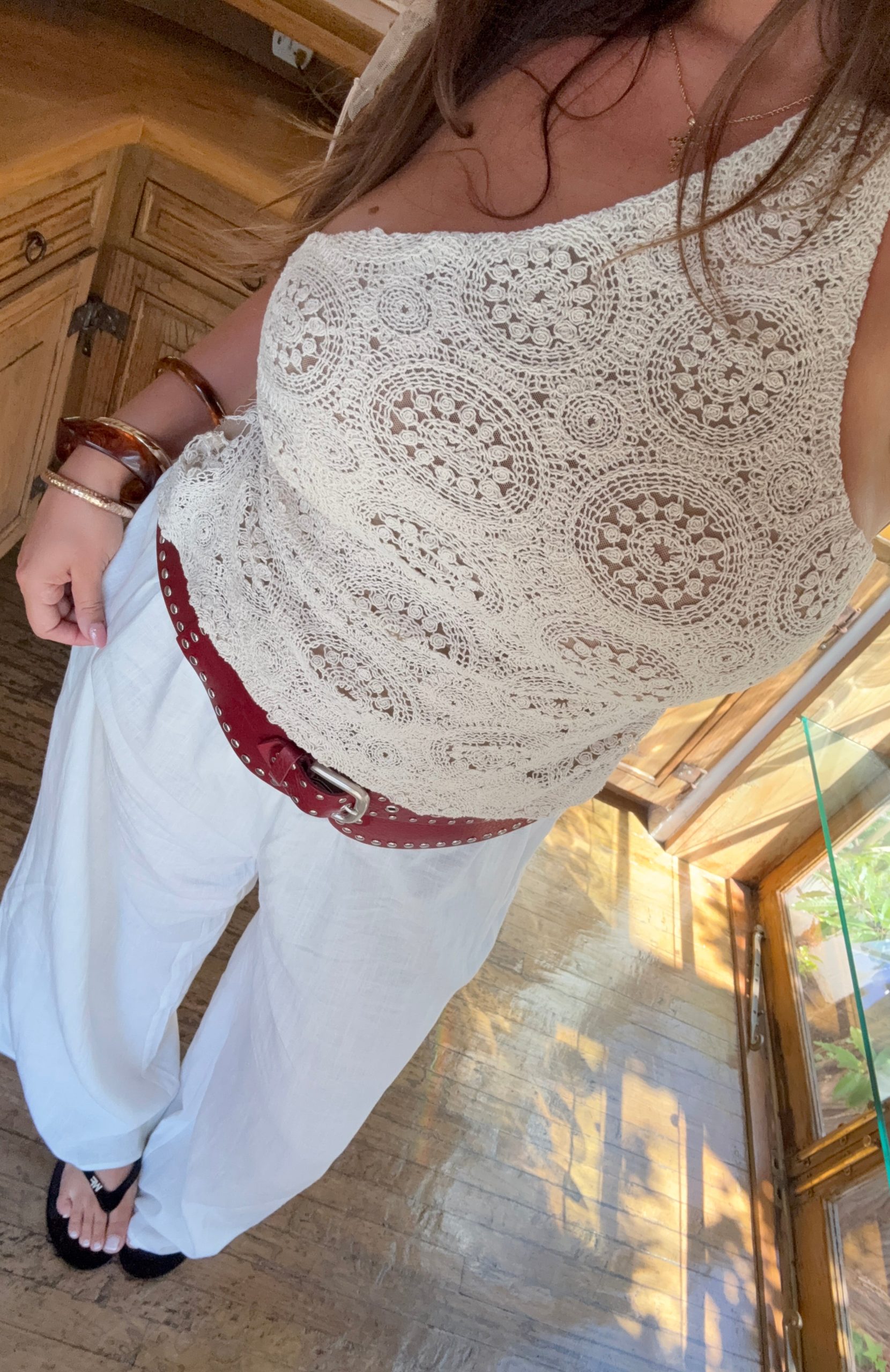 Tranquility Crochet Top Off White - Image 8