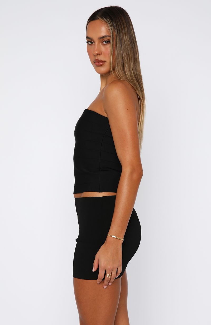 Thought I Was Dreaming Bandage Top Black - Image 3