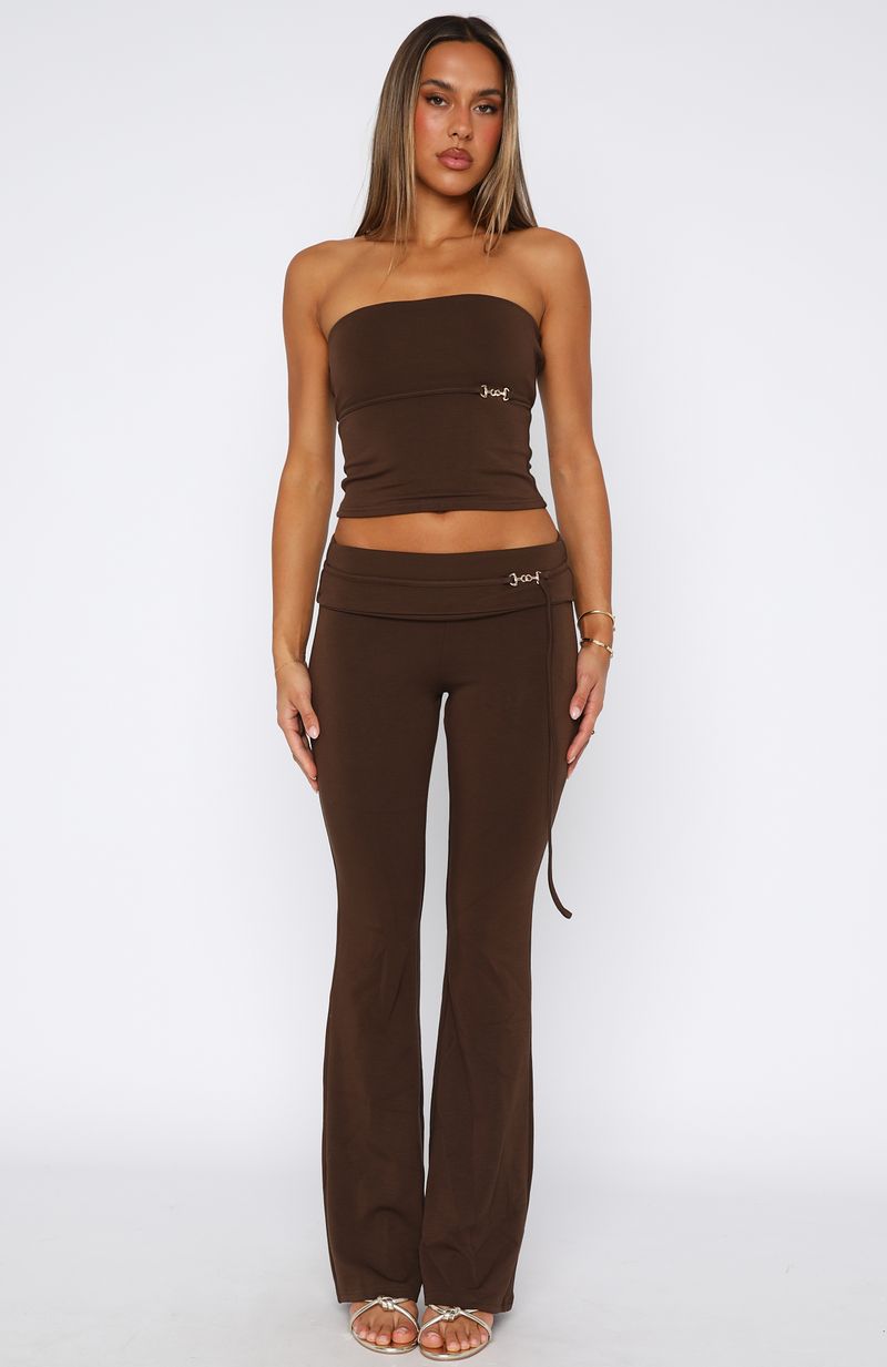 Step On Up Strapless Top Chocolate - Image 5