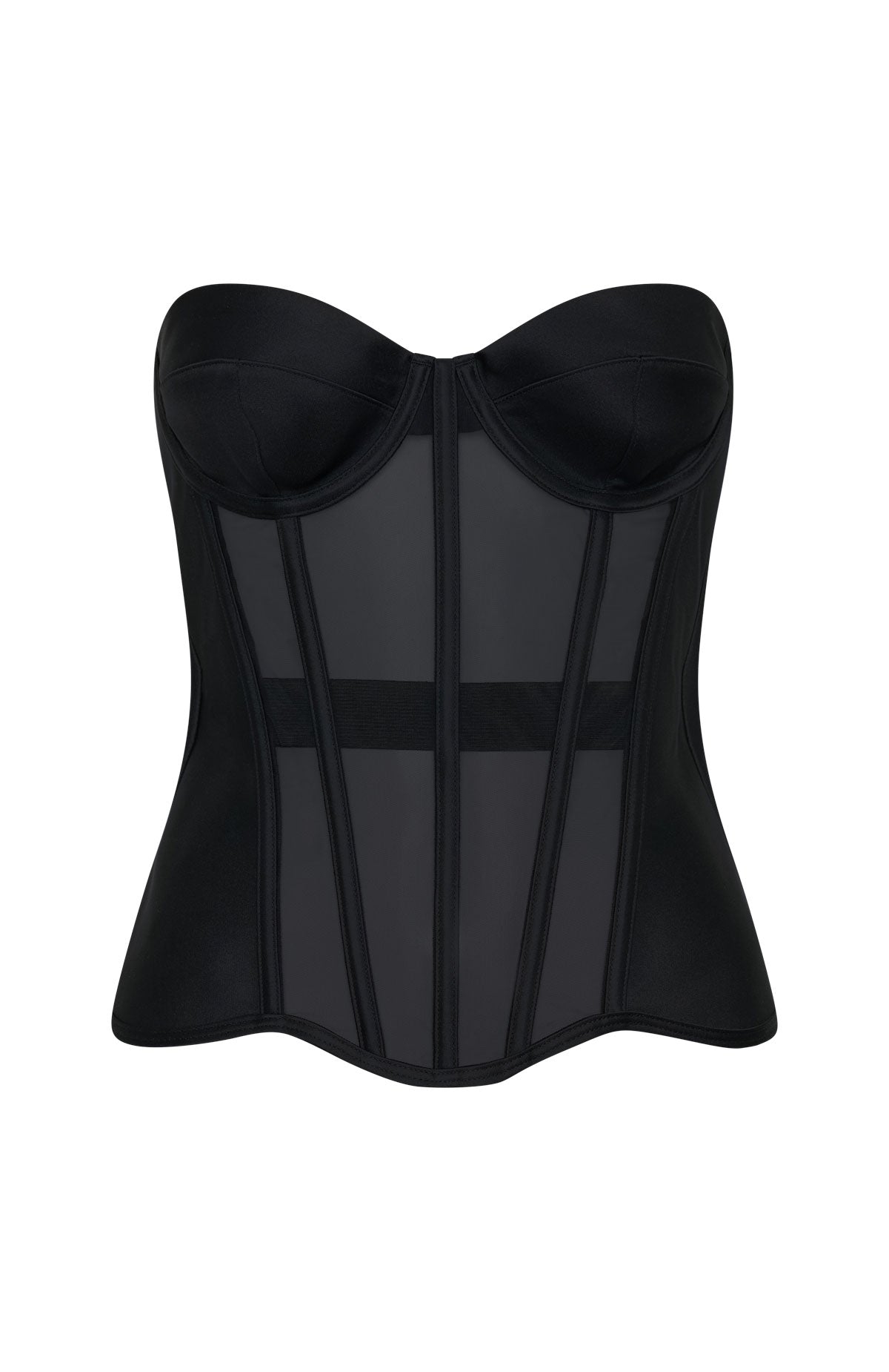 Call Me Your Baby Strapless Bustier Black - Image 7