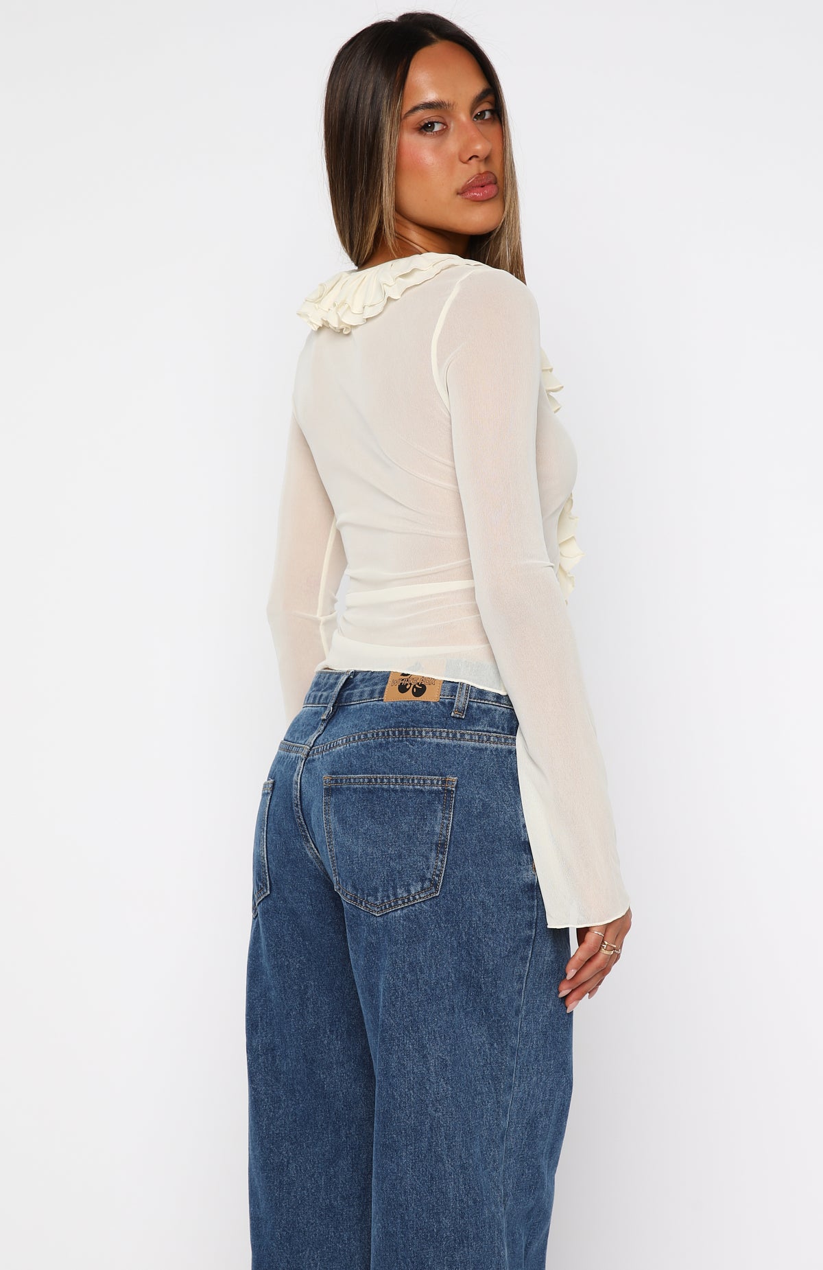 Just Me Long Sleeve Top Butter - Image 4