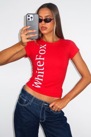 Know You Best Baby Tee Red