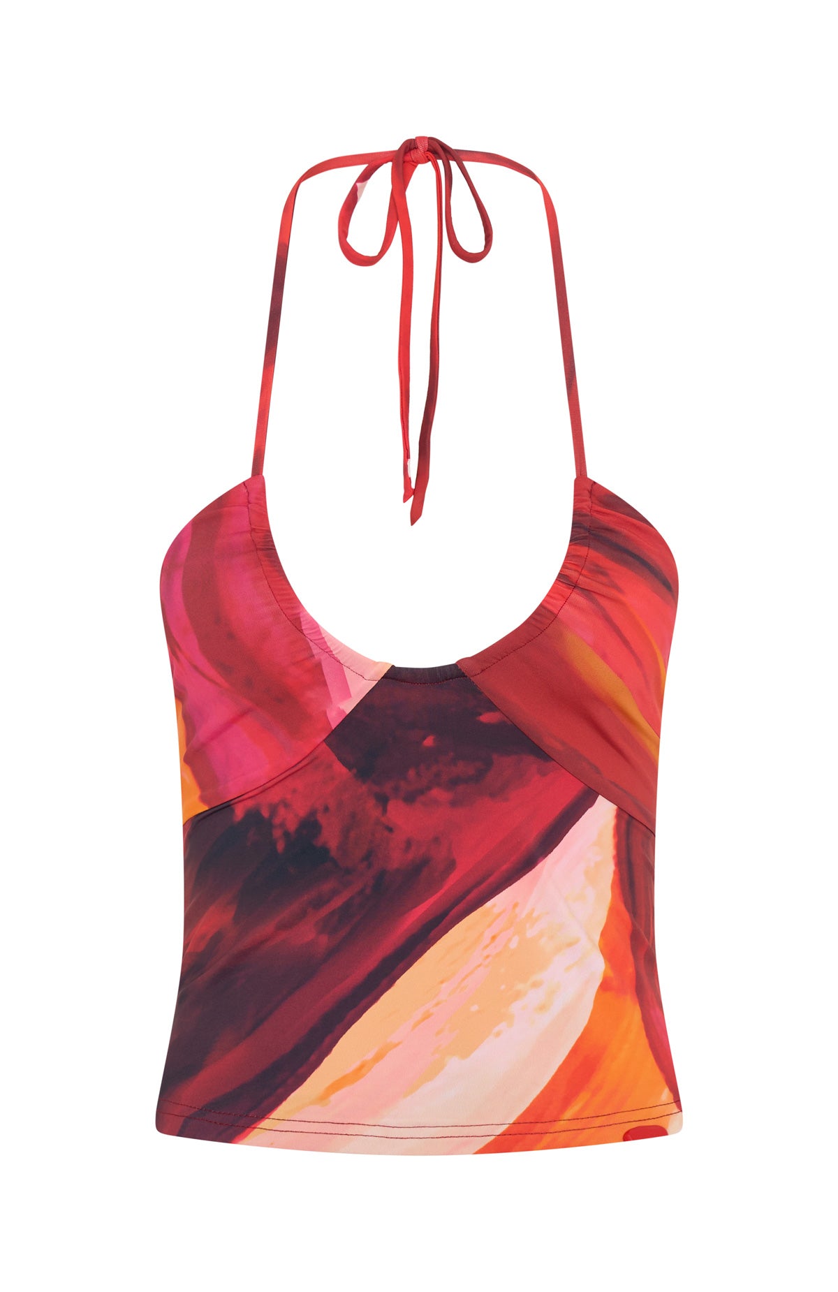 Ocean Obsessions Halter Top Sunset Petal - Image 8