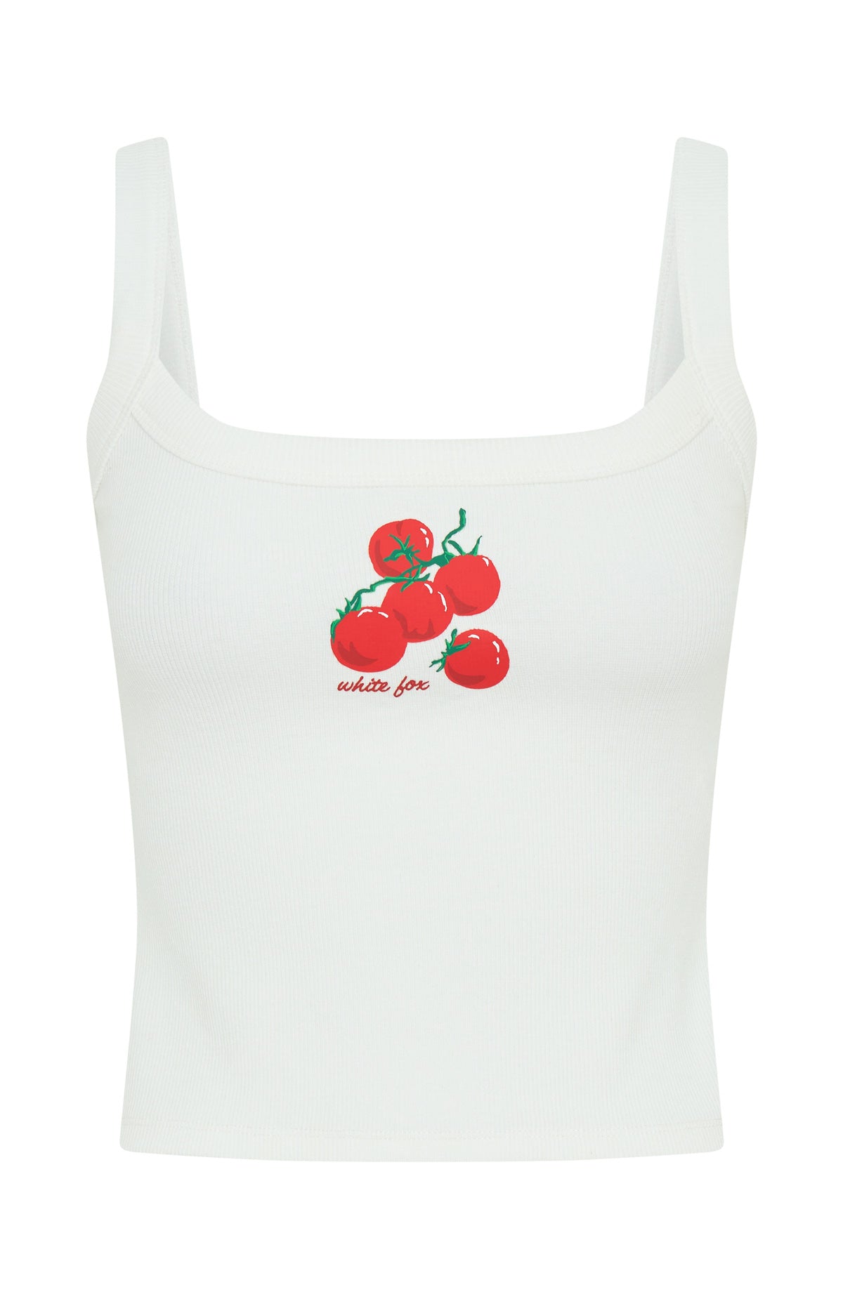 On The Vine Tank Top White - Image 7