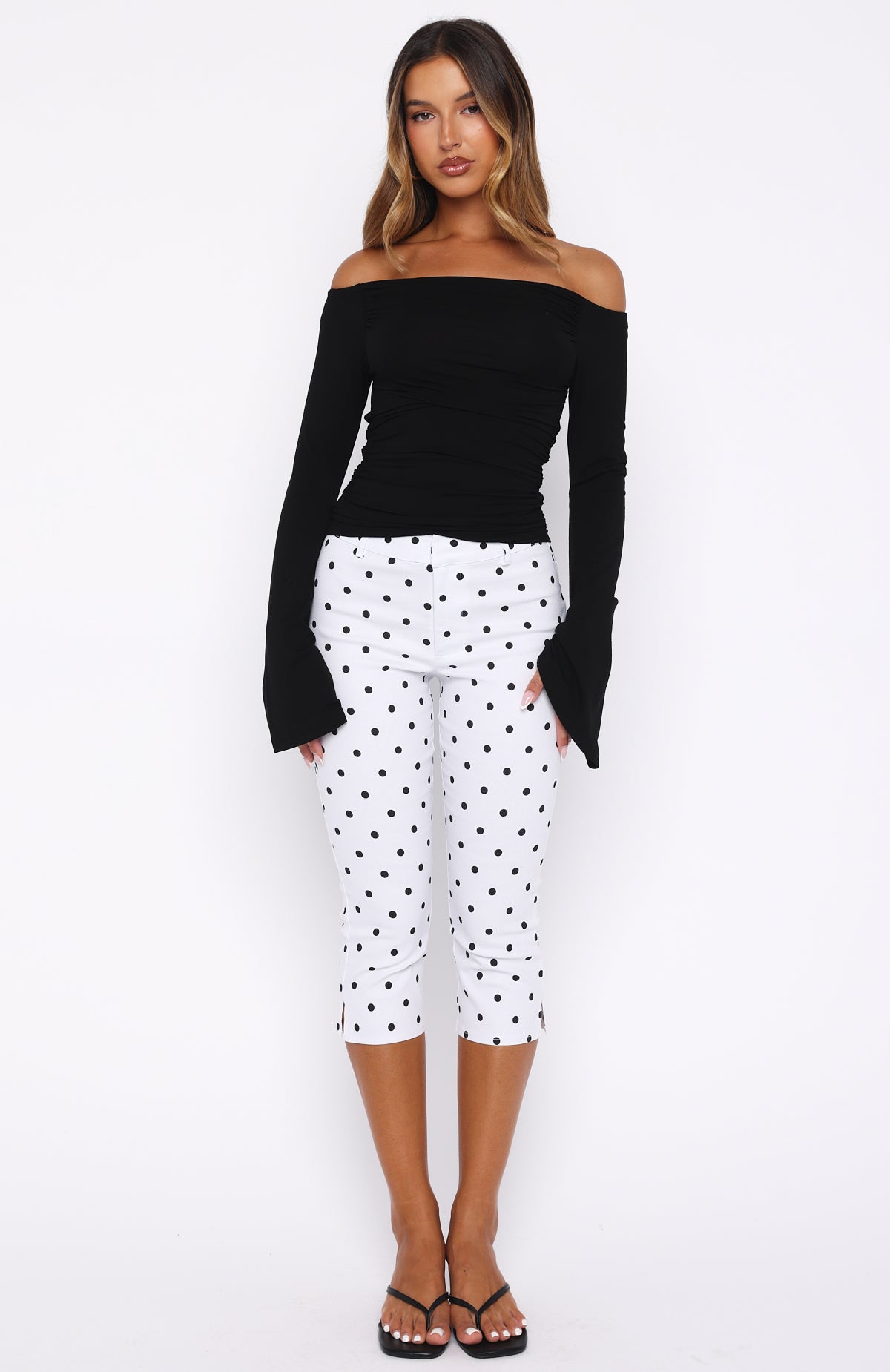 Perfect Night Long Sleeve Top Black - Image 5