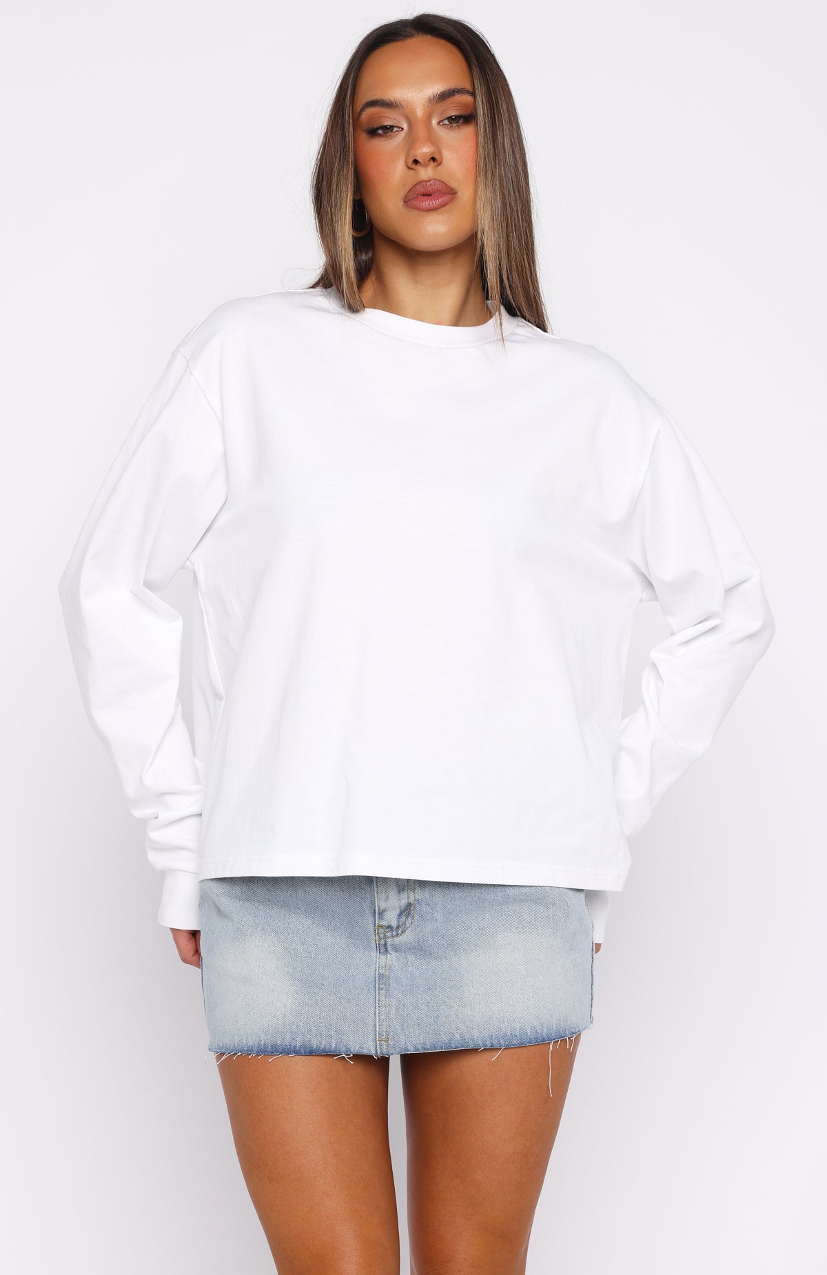 Staying Ahead Long Sleeve Tee White - Image 2