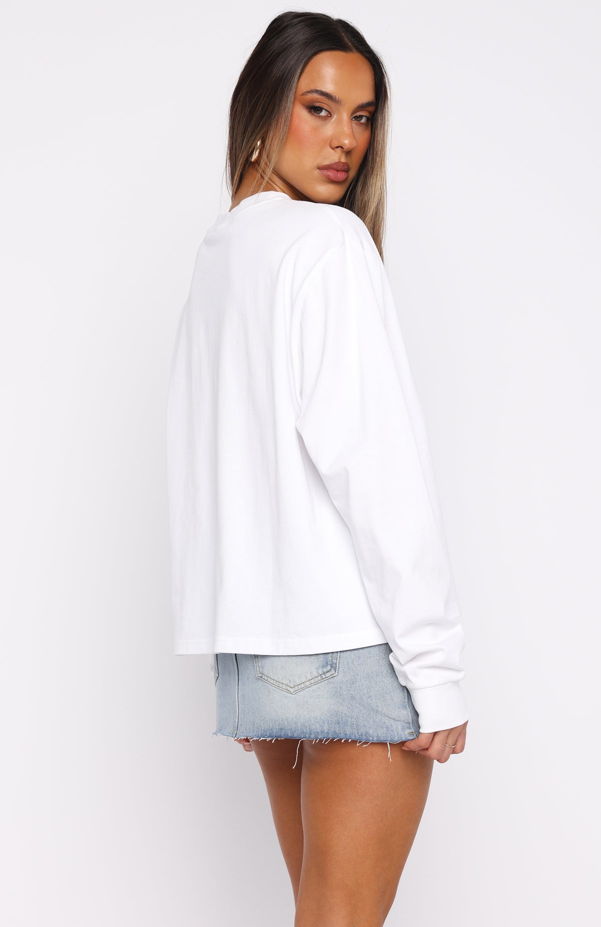 Staying Ahead Long Sleeve Tee White - Image 4