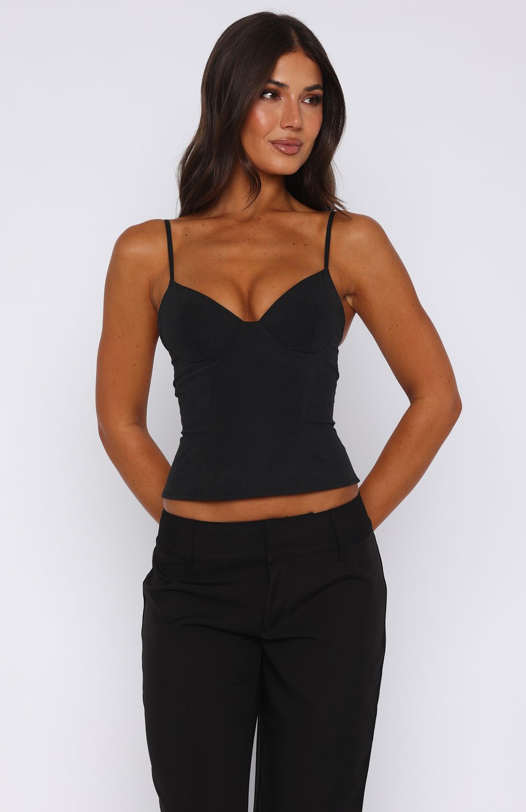 Have A Nice Day Top Black - Image 3